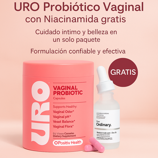 URO Probióticos + Niacinamida The Ordinary GRATIS