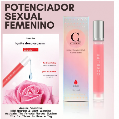 Potenciador Spray Femenino Multiorgásmico CokeLife